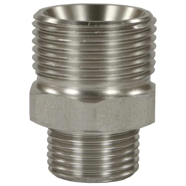 M22x1,5 : X/X"AG Edelstahl Gegennippel