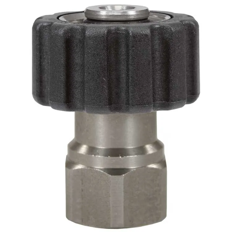 M22x1,5 IG : 1/4"IG Handverschraubung Edelstahl