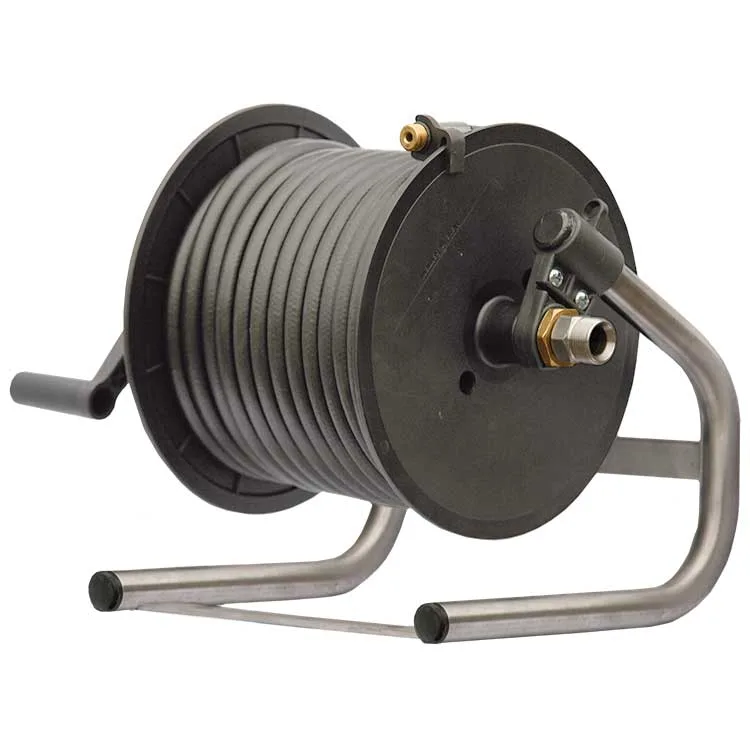 Schlauchaufroller 15 M. M22AG:M22IG Schlauch flexy365+® DN06 300 bar schwarz glatte Decke